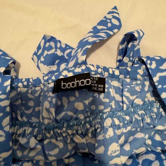 Leopard Print Ruffle Crop Top - Picture 3 of 3